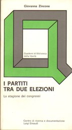Copertina di I partiti tra due elezioni